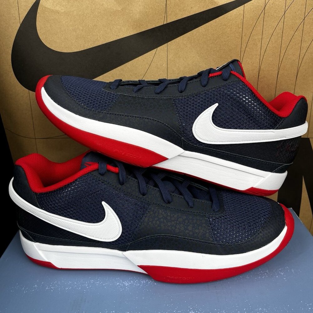 NEW Nike JA 1 USA Olympic Basketball Red White Blue FQ4796-403 Men Sizes